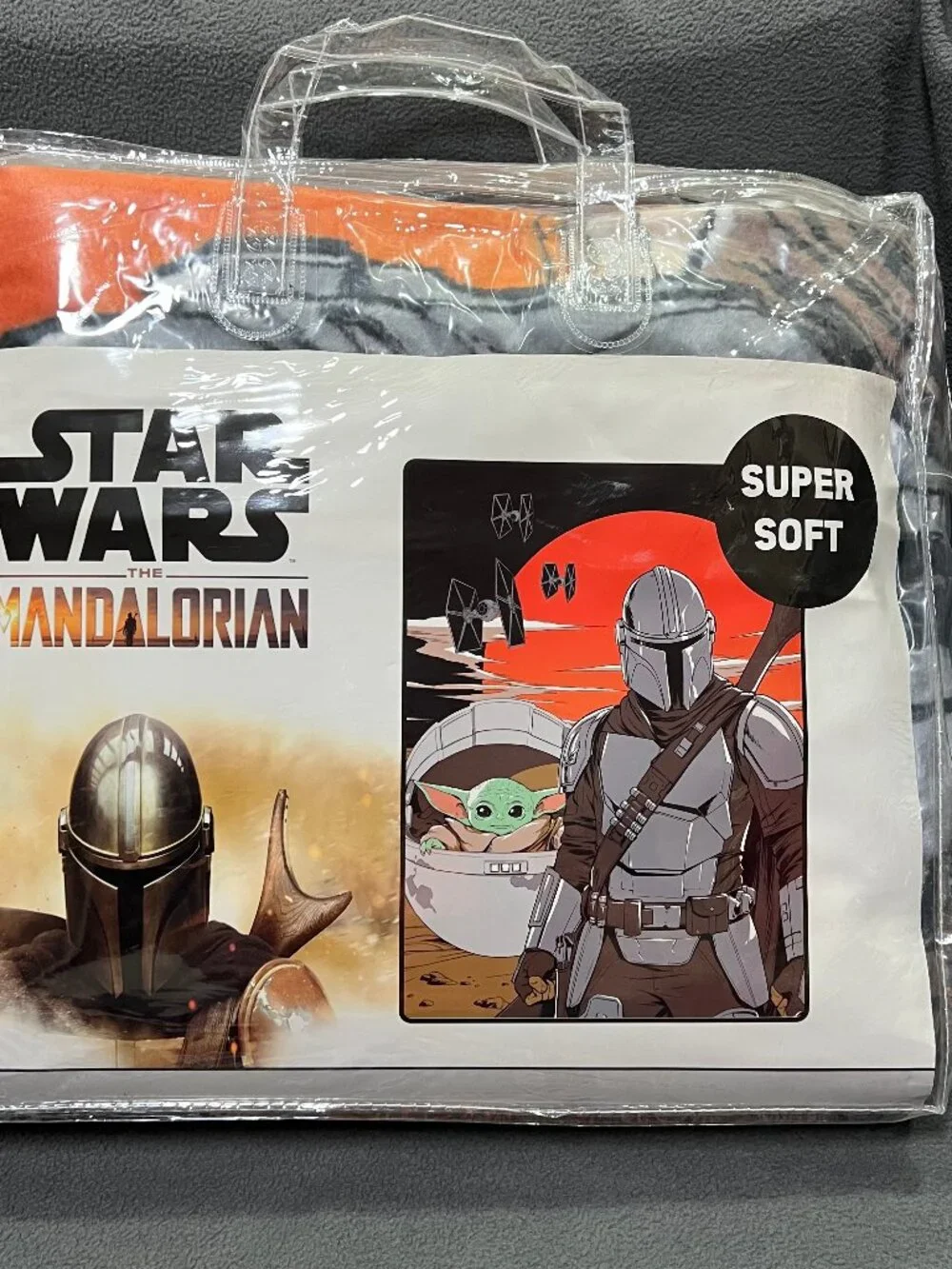 Star Wars The Mandalorian Grogu The Child 60” X 80” Twin/Full Blanket NEW in Bag